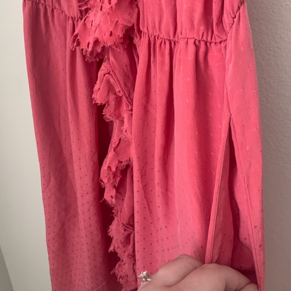 Rebecca Taylor Silk Waterfall Ruffle Dress - Picture 7 of 7